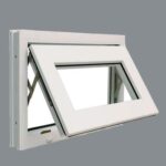 ventana proyectante para baños akuminio y cristal