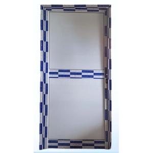 Puerta chapa de aluminio completa